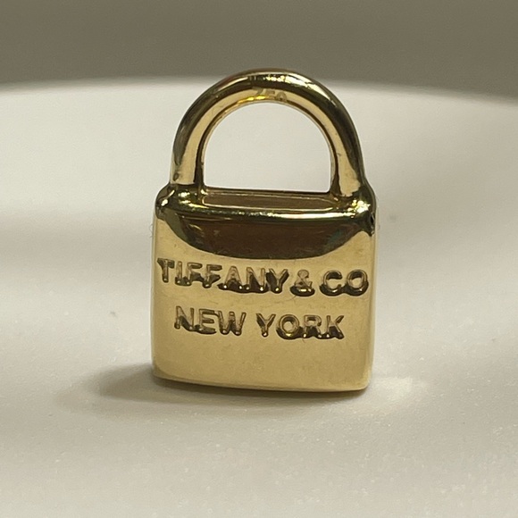 18 & Gold Padlock Charm